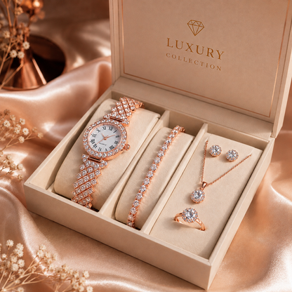 KIT LUXURY DAMA RELOJ
