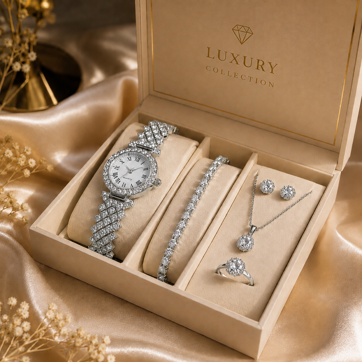 KIT LUXURY DAMA RELOJ